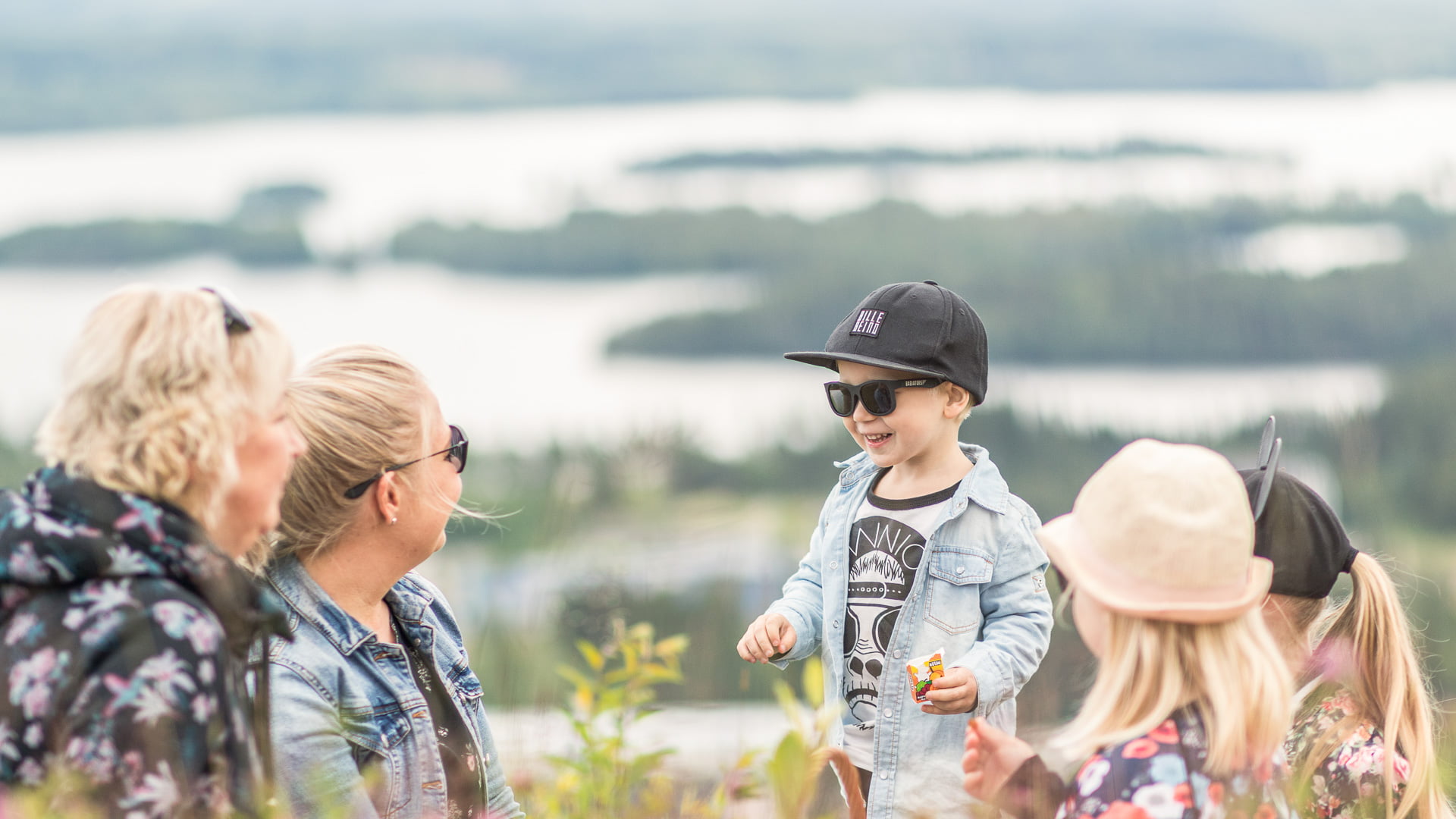 Lomalla lasten kanssa
