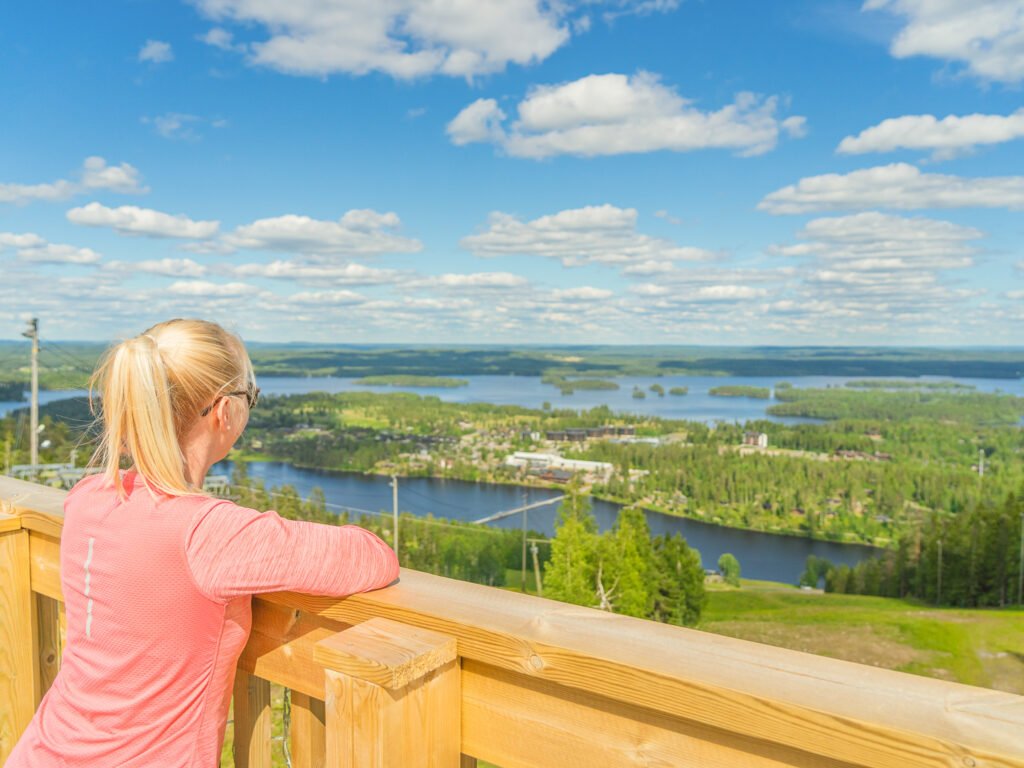 Maisema Tahkon tornilta