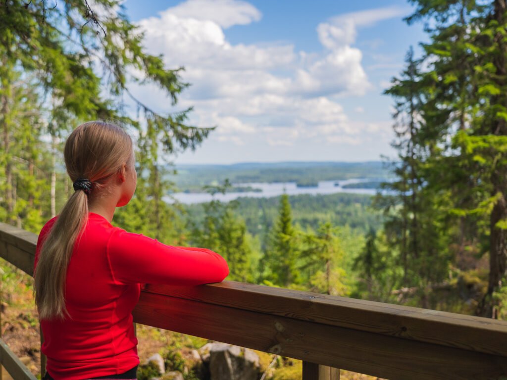 Maisema rotkolla