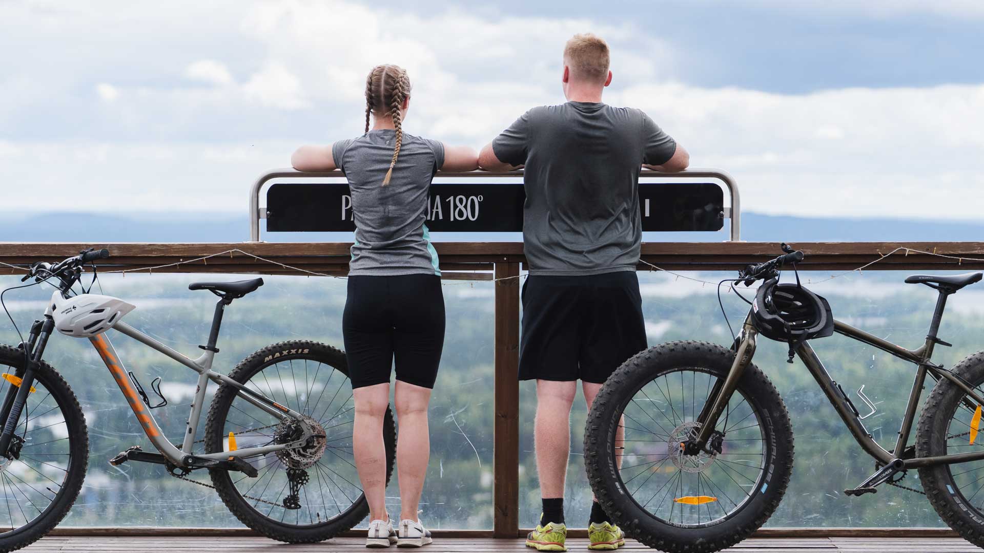 Mountain biking